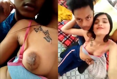 Horny guy enjoys hotel sex with his desi girl nude