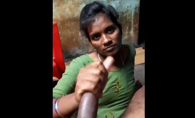 Tamil Girl Giving handjob and deep blowjob to bf