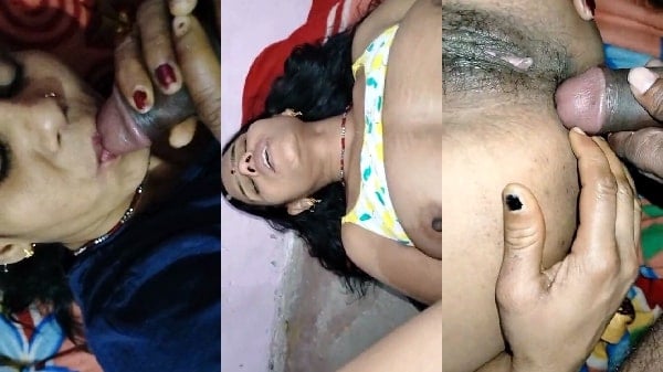 Bhabhi ki chut or gaand ki ched ko khola devar nai apne lund se