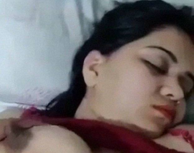 Bhabhi pretend to be asleep while devar fondles her boobs