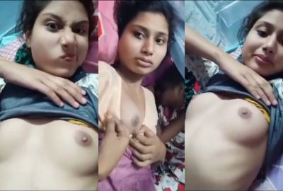 Village girl records her desi nude MMS for her lover