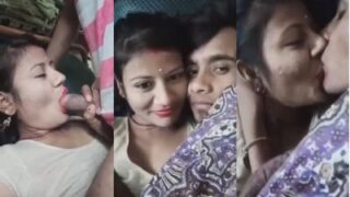 Bhabhi gives a blowjob to her Devar secretly in Desi porn