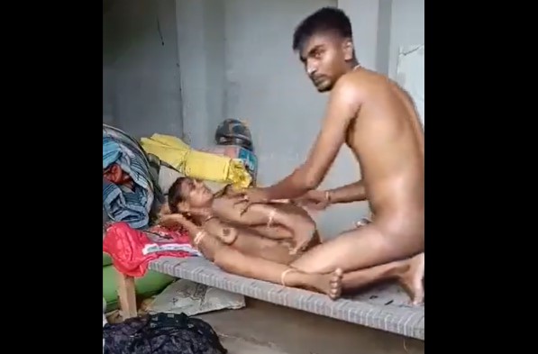 Village boy fucking young aunty in store room