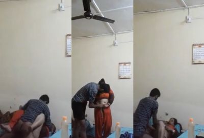 Tenant bangs his lady landlord and cums in her desi chut