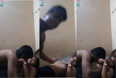 Guy exposes his desi GF’s naked body in Tamil porn