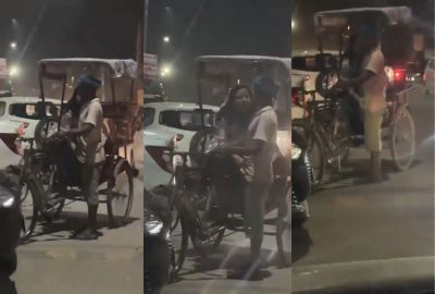 Mumbai girl gives a handjob to a rickshaw guy in Hindi bf