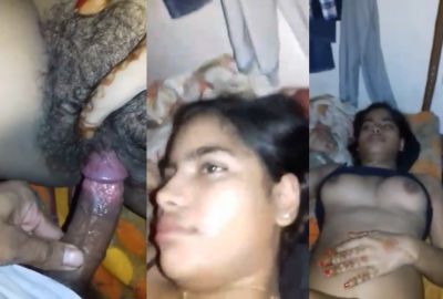 A guy fucks a village girl’s hairy pussy in the desi porn