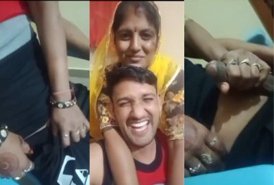 Mature Bhabhi wanks her Devar’s dick in Rajasthani porn