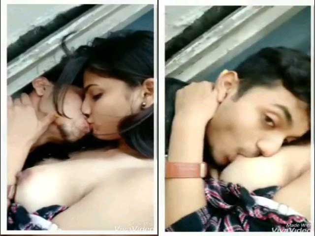 indian desi girl kissing boyfriend smile soft lips