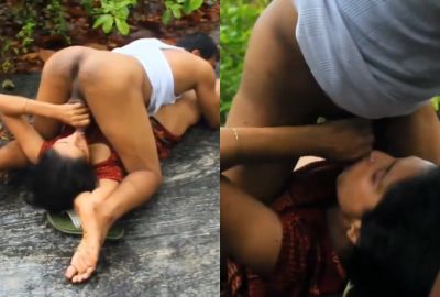 Village’s couple’s hardcore outdoor sex video in the rain