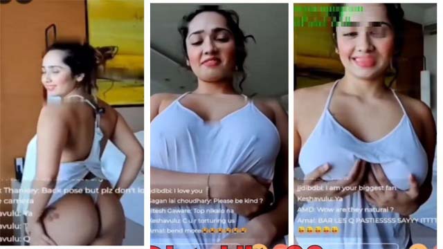 Aditi Mistry latest Braless Live Part 1