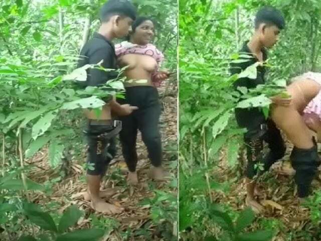 Bangladeshi Girl Standing Fuck In Jungle Sex MMS