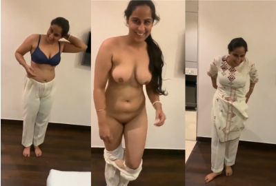 Indian leaked porn of a mature Sali stripping in front of Jija