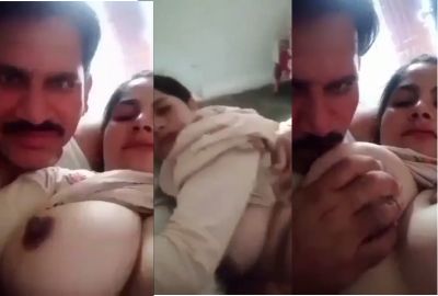 Desi boobs sucking video of a big boob lady and her lover