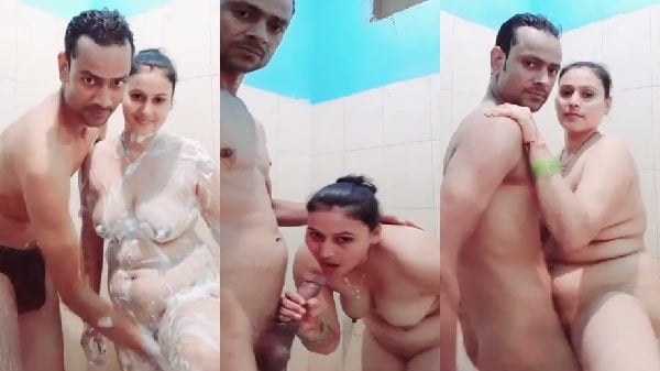 Bathroom mai nahate waqt chudai ka maja liya hot couple nai