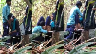 Mallu college lovers had sex in the jungle