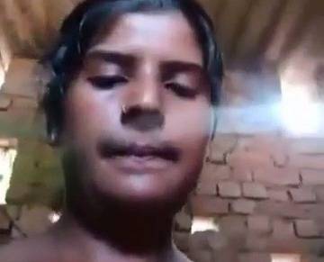 Local naked selfie of village aunty