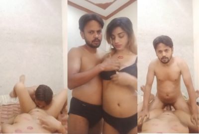 Indian couple’s hot homemade desi porn MMS